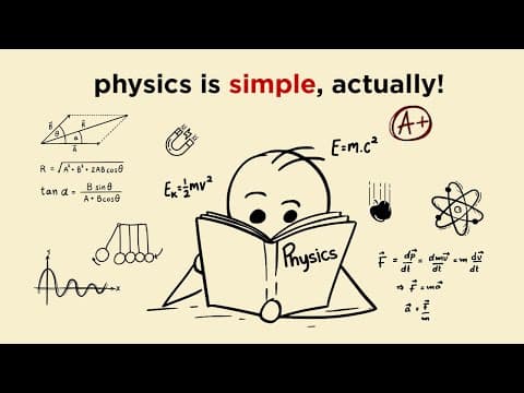 Thumbnail for How to study PHYSICS so FAST that it feels ILLEGAL (No Boring Stuff) by simple, actually