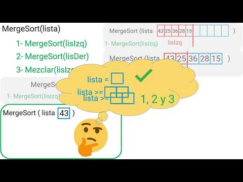 Thumbnail for Merge Sort. el algoritmo de ordenamiento explicado al detalle by Clan del Chelela