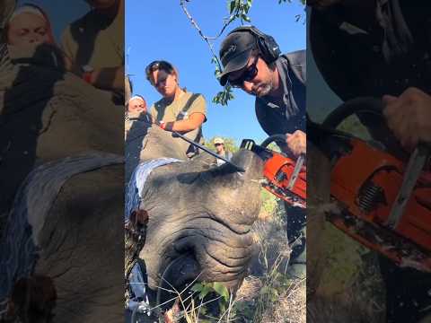 Thumbnail for Why are rhino horns being cut off #shortvideo by B4 BUZZ