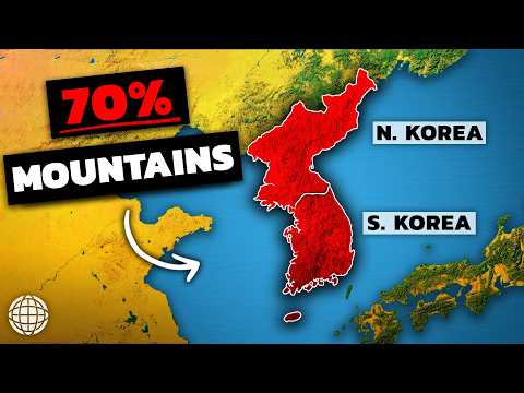Thumbnail for The Insane Geography of North vs. South Korea by Geography By Geoff
