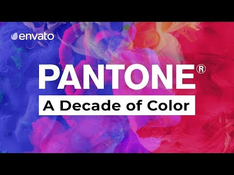 Thumbnail for History of Pantone Color of the Year by Envato