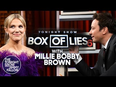 Thumbnail for Box of Lies with Millie Bobby Brown | The Tonight Show Starring Jimmy Fallon by The Tonight Show Starring Jimmy Fallon
