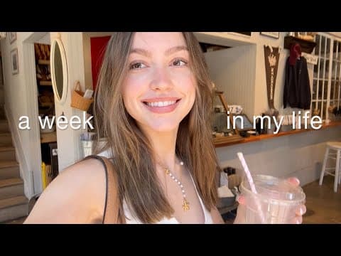 Thumbnail for a week in my life vlog by Sydney Serena