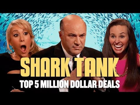 Thumbnail for Top 5 Million Dollar Deals | Shark Tank US | Shark Tank Global by Shark Tank Global