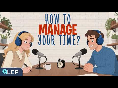 Thumbnail for How to Manage Your Time Effectively? | English Podcast for English Speaking Practice | (A2-B1) by LEP - Learn English Podcast