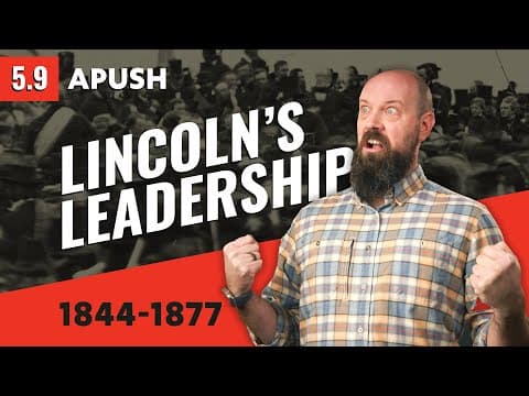 Thumbnail for Lincoln's POLICIES that WON the Civil War [APUSH Review] by Heimler's History