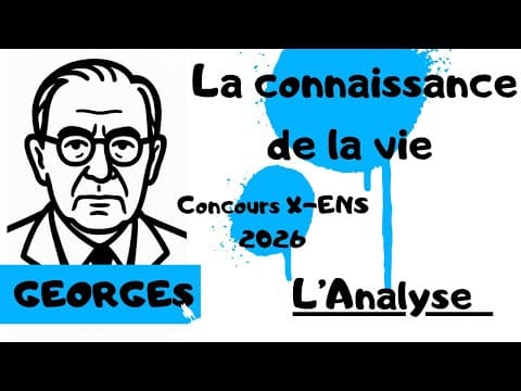 Thumbnail for CANGUILHEM - LA CONNAISSANCE DE LA VIE - PREPA SCIENTIFIQUE 2026 by Affûte tes idées