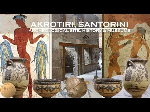 Thumbnail for What is in Akrotiri, Santorini? | History, Archaeological Site, Prehistoric Museum Documentary | 4K by History Victorum