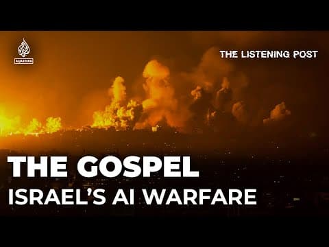 Thumbnail for Israel turns to a new AI system in war on Gaza | The Listening Post by Al Jazeera English