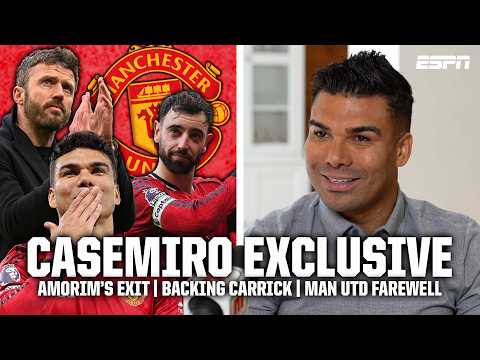 Thumbnail for Casemiro EXCLUSIVE: Manchester United midfielder backs Michael Carrick for the job 🤝 | ESPN FC by ESPN UK