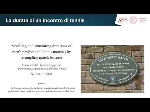 Thumbnail for Sport analytics: quando lo sport incontra la statistica by Università di Padova