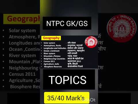 Thumbnail for RRB NTPC Exam के लिए Important Topics | GK Strategy #rrbntpc by SSC Crackers
