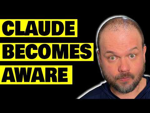 Thumbnail for Claude JUST became AWARE by Wes Roth