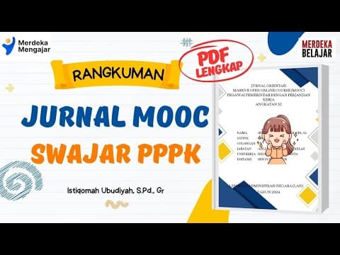 Thumbnail for TERBARU‼️ RESUME JURNAL MOOC PPPK 2025 || Agenda 1, 2, 3 Versi PDF by Istiqomah Ubudiyah