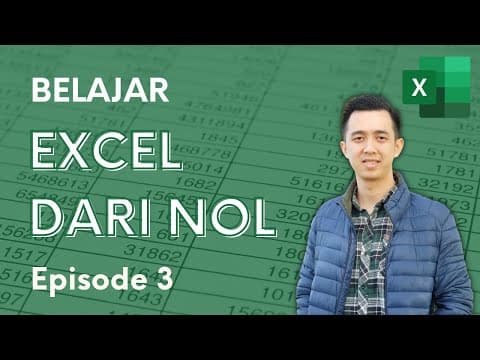 Thumbnail for Belajar Excel dari Nol episode 3 | Tutorial Excel Pemula by Ignasius Ryan