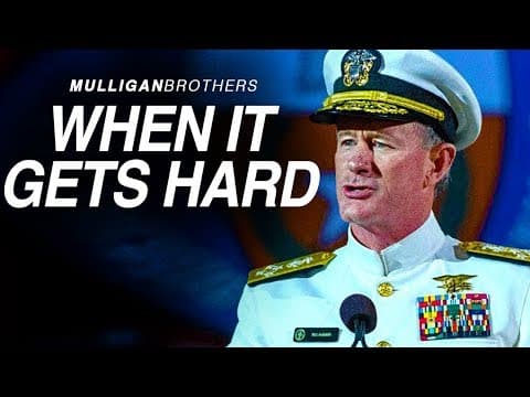 Thumbnail for THIS WILL CHANGE YOU! Navy Seal Admiral William H. McRaven [MOTIVATIONAL SPEECH] by Mulligan Brothers Interviews