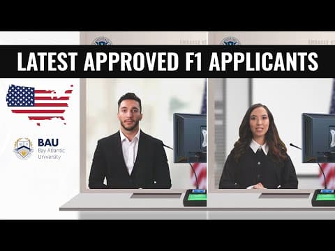 Thumbnail for 🌟 Latest Successful F1 Visa Applicants by F1visa