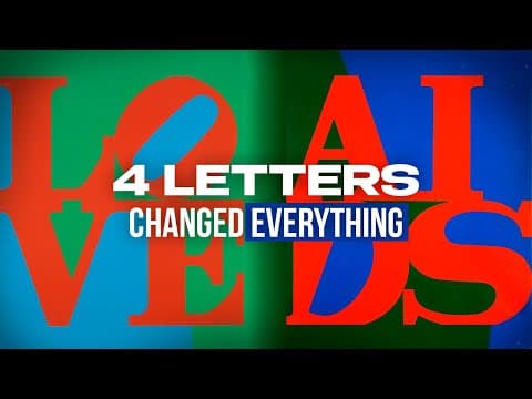 Thumbnail for From LOVE to AIDS – The Typography Art That Changed Activism Forever by Art Explained Simply & Quickly