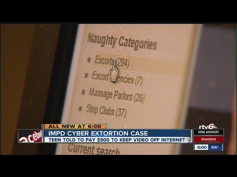 Thumbnail for IMPD investigates cyber extortion case by WRTV Indianapolis