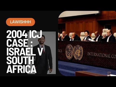 Thumbnail for How The Wall In Palestine Violates International Law | ICJ Case Explained | Lawishhh by Lawishhh