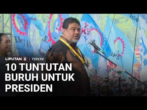 Thumbnail for Tegas! Said Iqbal di Hadapan Presiden Prabowo, Sampaikan 10 Tuntutan Buruh | Liputan 6 by Liputan6