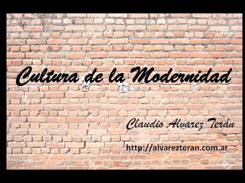 Thumbnail for CULTURA DE LA MODERNIDAD by Claudio Alvarez Teran