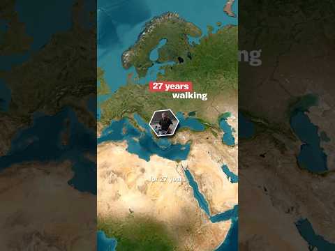 Thumbnail for 27 Years to Walk Around the World 😱 The Longest Distance in History🚶‍♂️ by GeoGlobeTales
