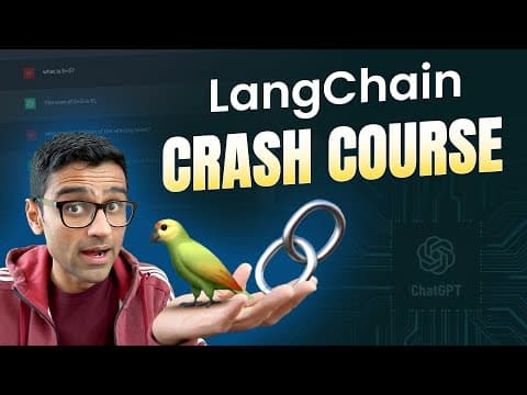 Thumbnail for LangChain Crash Course For Beginners | LangChain Tutorial by codebasics