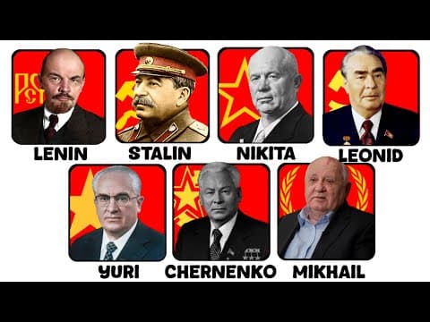 Thumbnail for Every Leader of The Soviet Union Explained by Dr. Explained