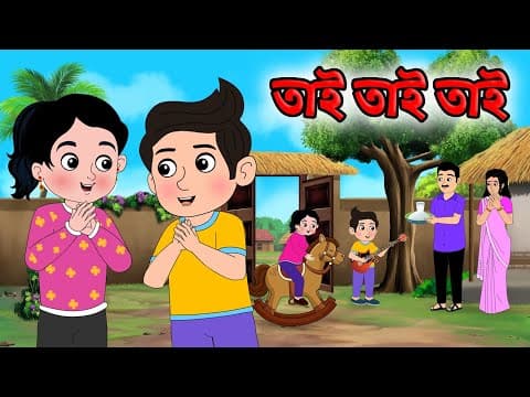 Thumbnail for তাই তাই তাই মামাবাড়ি যাই | Tai tai tai Bangla Rhymes | Bengali popular Rhymes | Nursery Rhymes by Dhriti Rhymes Tv