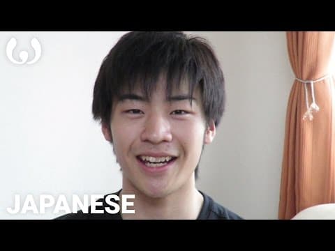 Thumbnail for WIKITONGUES: Sho speaking Japanese by Wikitongues