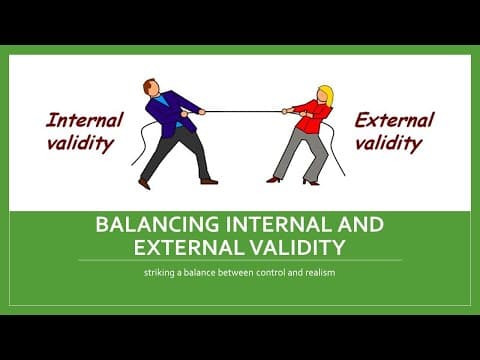 Thumbnail for Balancing Internal & External Validity in Research Methods by Statistics and Research with Dr. Wendi L. Benson