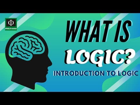 Thumbnail for What is Logic? by PHILO-notes