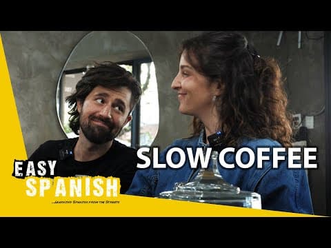 Thumbnail for Slow Spanish Conversation about Coffee | Super Easy Spanish 123 by Easy Spanish