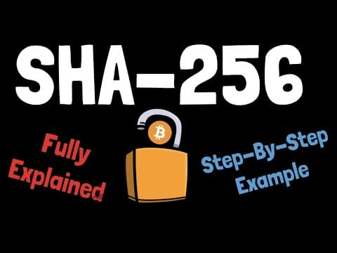 Thumbnail for SHA-256 | COMPLETE Step-By-Step Explanation (W/ Example) by RedBlockBlue