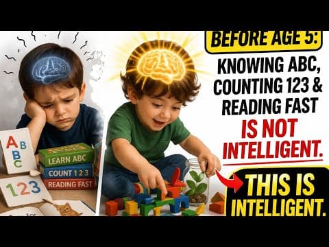 Thumbnail for Before Age 5: You Are Blocking Your Child’s Intelligence (Do This Instead) by Parenting Hacks