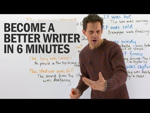 Thumbnail for Improve your Writing: Show, Not Tell by Business English Benjamin · engVid