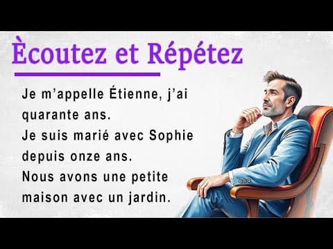 Thumbnail for Improve Your French Pronunciation with an Easy Story (A1-A2) by Francais facile | Easy French