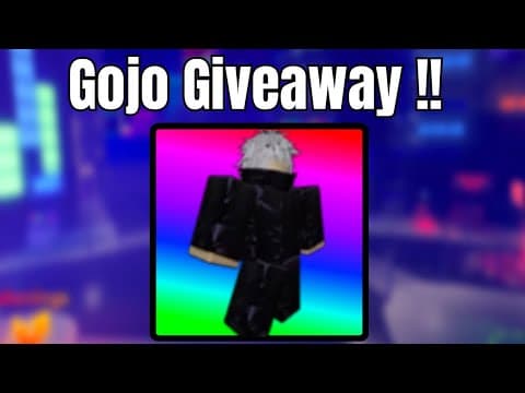Thumbnail for GIVING AWAY 2 GOJOS! 2.8k Sub Special (Sorcerer TD) by PhysicTD