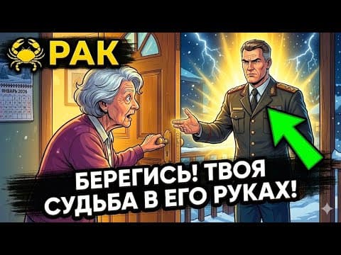 Thumbnail for 🔴♋РАКИ, ГОТОВЬТЕСЬ! 😱Вашу судьбу в 2026 решит один властный мужчина. 😲ЧТО БУДЕТ? by 🦀СЕКРЕТЫ РАКА♋
