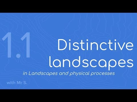 Thumbnail for Distinctive landscapes (FMGL1.1) by Five Minute Geography Lessons