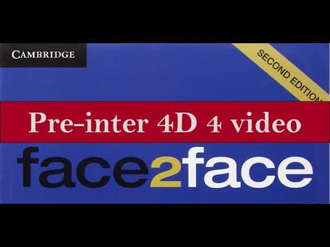 Thumbnail for Pre inter 4D 4 F2F by Mr Nasser-kouraby