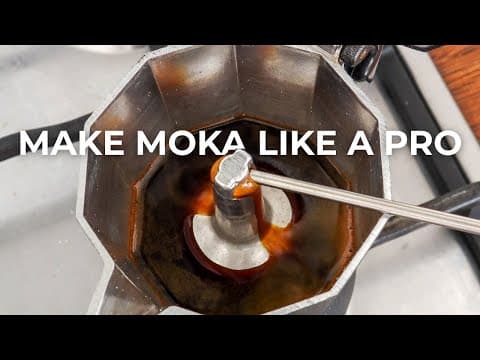 Thumbnail for Mastering the Moka Pot – Pro-Level Technique & Extraction Guide by Matteo D'Ottavio