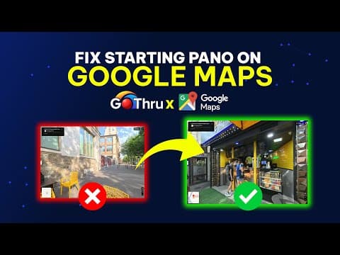 Thumbnail for How do I change the first photo on Google Business? by GoThru 360 - Virtual Tours & Google Street View