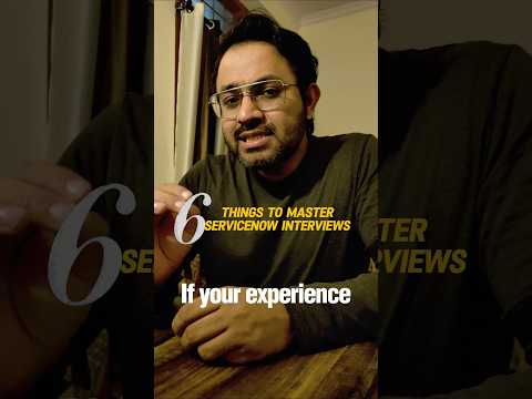 Thumbnail for 6 Things You Must Know as a ServiceNow Developer Interview by Syed Taha Kamal Ahmad