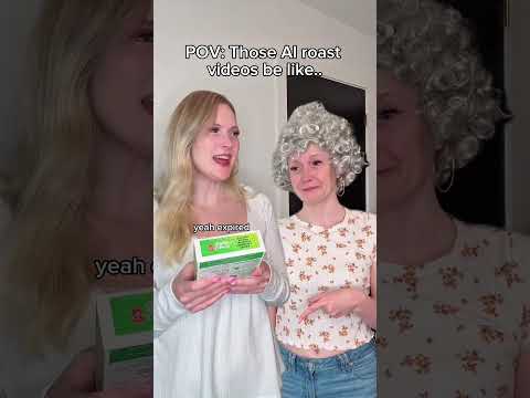 Thumbnail for #pov Those AI roast videos be like.. #skit #funny by Brianna Guidryy