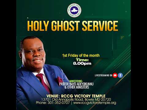 Thumbnail for HOLY COMMUNION & HOLY GHOST SERVICE | JUNE 5. 2026 | Victory Temple Bowie by RCCG Victory Temple Bowie