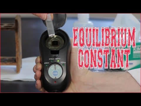 Thumbnail for EQUILIBRIUM CONSTANT Pre-Lab - NYB Chemistry of Solutions by Dawson College Chemistry Department