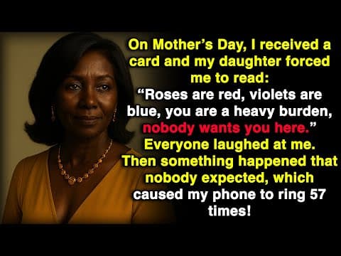 Thumbnail for On Mother’s Day, I received a card my daughter handed me to read. You won’t believe what happened! by Voices of Auntie Mae