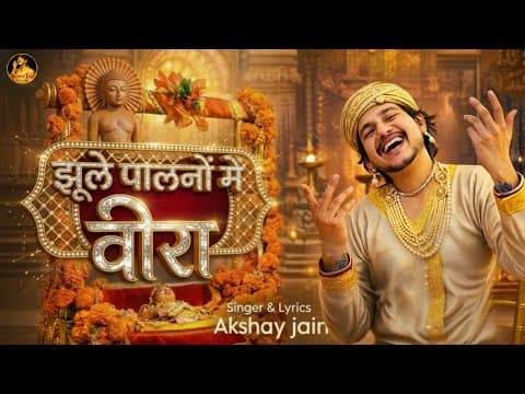 Thumbnail for महावीर जयंती स्पेशल भजन | झूले पालनो में वीरा | jhule palno mai veera | Akshay Jain #jainbhajan  by Akshay jain